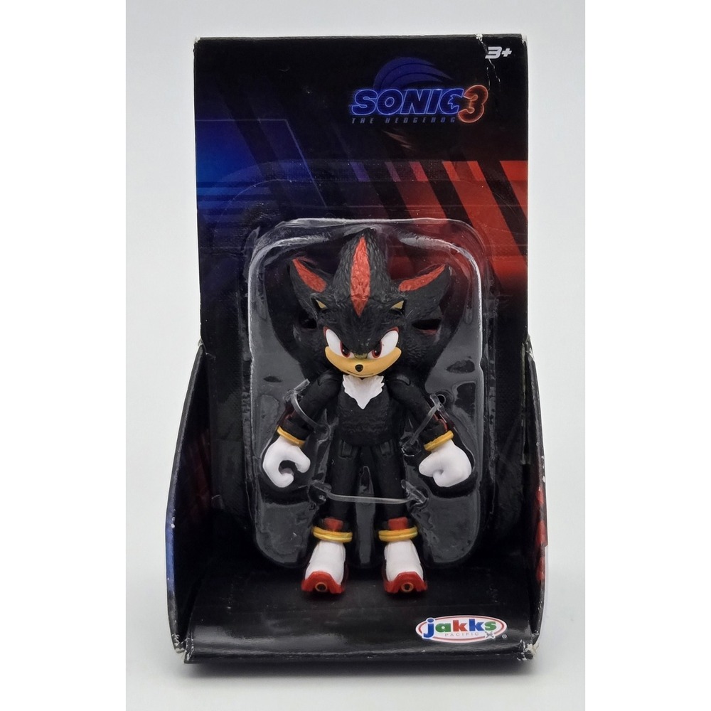 Sonic The Hedgehog 3 Shadow 2.5 Inch Action Figure‎ Jakks Pacific 2024 Toy